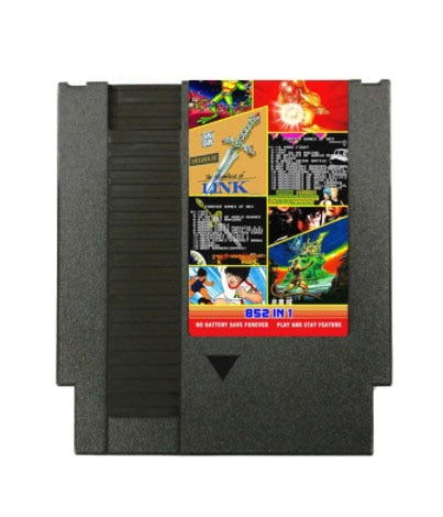 FOREVER DUO GAMES OF NES 852 in 1 (405+447) Game Cartridge for NES Console, total 852 games 1024MBit Flash Chip in use