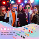 Fashion Disco Runde Farben Sonnenbrillen Hippie Damen Herren Kreis Brille Retro Metall Sonnenbrille UV400 Schutz Brillen Unisex