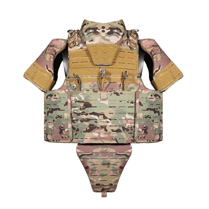 YAKEDA-Full Protective Tactical Vest, Breathable Wear, Hunting, Training, CS, Outdoor, Camping, Equipment, Molle