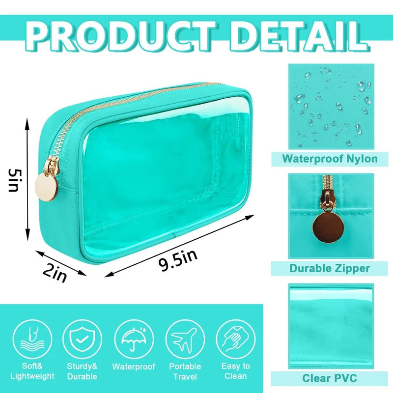 Pvc Cosmetic Bag New Storage Transparent Toiletry Bag Large Capacity Shell Makeup Bag Women