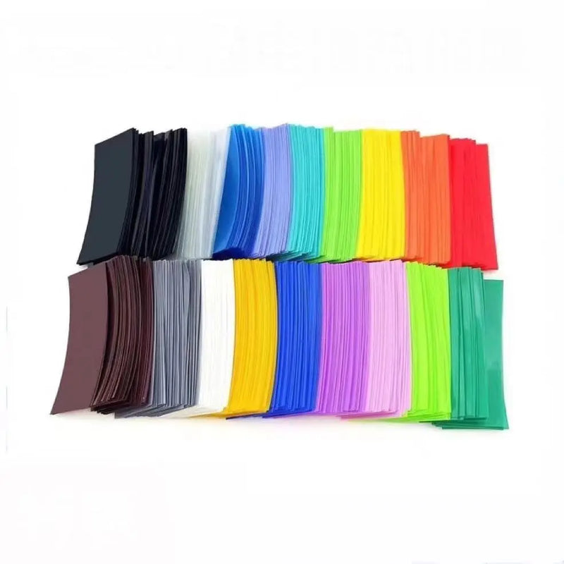 18650 PVC Lipo Battery Wrap Heat Shrink Tube Precut Width 29.5mm x 72mm Insulated Film Protect Case Pack Sleeving Batteries Wrap