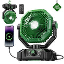 The Zephyr Lantern | 20000mAh Camping Fan with Integrated LED Light