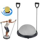 1pc Yoga Balance Ball Wave Speed Ball Half Round Foot Balance Ball Thickened Explosion-proof Yoga Ball Fitness Core Weight Loss