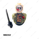 SAW Horror Movie Jack Ripper Mini Action Figures Building Blocks Brick Models Silent Hill Horrifying Chainsaw Man Halloween Toys