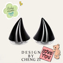 20 Pairs of E-bike Helmets Suction Cup Decoration Motorbike Helmets Male and Female Models Devil Horns Decoration
