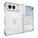 Luxury Clear Shockproof Hinge Bracket Phone Case For iPhone 18 Duo For iPhone 18 Fold Ultra Magnetic Folding Hard Protect Cover