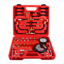TU-443 Professional Fuel Injection Pressure Gauge Tester Set 0-140PSI Auto Car Diagnostic Tool