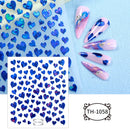 3D Bunny Nail Art Sticker Decals Decorations Easter Egg Design Cute Cartoon Rabbit Flower Nail Stickers Sliders for Manicure