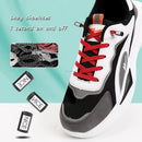 New Reflective No Tie Shoelaces Elastic Laces Sneakers Flat Shoe laces without ties Kids Adult Shoelace One size fits all Shoes