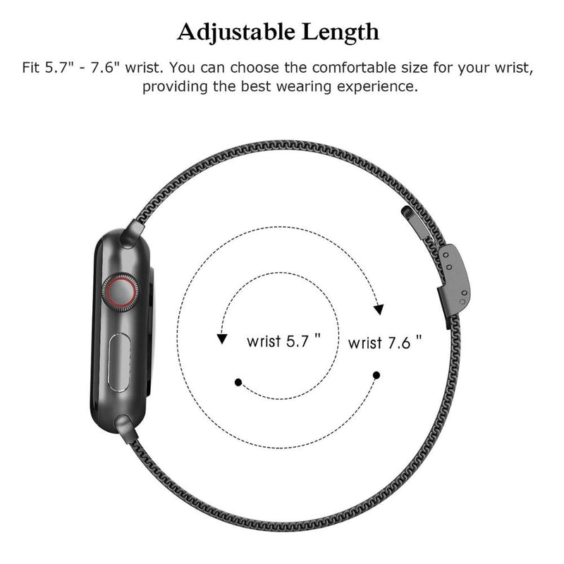 Slim strap For Apple Watch band 40mm 44mm 45mm 41mm 49mm 38mm 42mm Meatl bracelet correa iWatch serieS 3 4 5 6 se 7 8 ultra