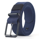 Men's Belt Porous Canvas Pin Buckle Leather Belt Outdoor Sports Belt Women's Trendy Eyelet Belt With Jeans Belt For Men Women