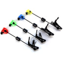 Fishing Swinger Set LED beleuchteter Bissanzeiger Angelgerät im Reißverschlusskoffer Outdoor Schwingsignalempfänger