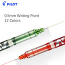 12 Colors Japan Pilot V5 Gel Pens BX-V5 Hi-Tecpoint 0.5mm Smooth Writing Quick Dry Ink School Stationery Student Supplies