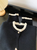 The 'Amour' Heart-Button Knit Cardigan