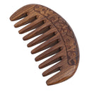 Pocket Wooden Comb Natural Black Gold Sandalwood Super Wide Tooth Wood Combs No Static Lice Beard Comb Hair Styling