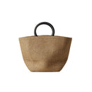 2025 New Fashionable Summer Beach Vacation Bucket Type Beach Bag Simple And Versatile Large Capacity Handbag For Women Trendy
