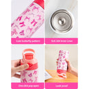 350ml Cartoon Insulated Cup Animal Pattern Stainless Steel Thermos Cup Christmas Vacuum Flasks Water Bottle Xmas Gift Cup