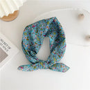 Approx 55cm Cotton Linen Square Scarf Neckerchief Spring Autumn Scarves Neck Scarf Turban Bandanas Headband Decoration for Women