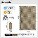 Naturehike Inflatable Mat 3.2/5.8/8.8 R Value Outdoor Ultralight Sleeping Pad Camping Portable Tent Single Moisture-proof Mats