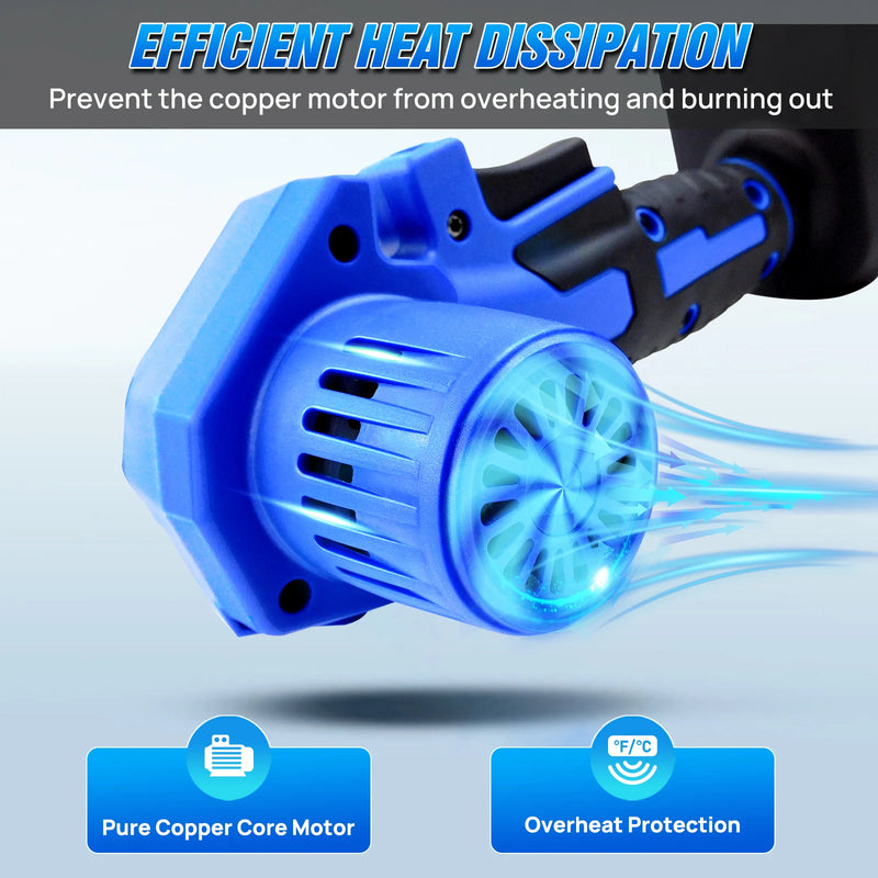 DayPlus Brushless Mini Cordless Chainsaw 4 Inch, Handheld Mini Chainsaw Cordless, Mini Chain Saw Electric Saw for Wood Cutting