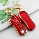 TPU Car Remote Key Case Cover Shell Fob for Porsche Panamera Carman Macan Bobst Cayenne 911 970 981 991 996 92A 2017 Key Bags