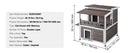 The Feral Keep | 2-Story Weatherproof Outdoor Cat Shelter