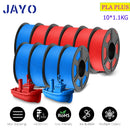 JAYO PLA PLUS Transparente 3D Printer Filament 1.75mm 1.1KG/Rolls 3D Printing Materials for 100% No Bubble &FDM 3D Pen DIY Gift