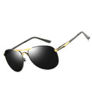 Klassische polarisierte Sonnenbrillen für Herren und Damen, modische Metall-Pilotenbrille zum Autofahren und Angeln, Vintage-Sonnenbrille für Herren, UV400-Brille