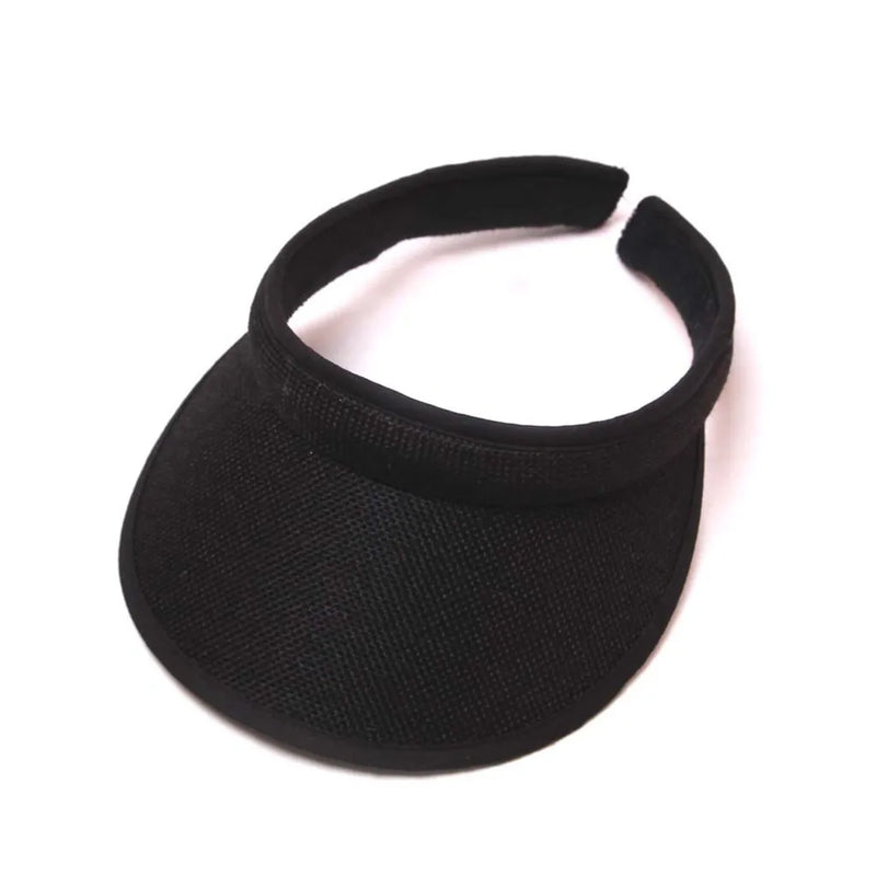 Wide Brim Foldable Beach Hat Portable UV Protection Adjustable Sport Cap Roll-up Summer Casual Straw Cap UV Protective Sun Visor