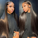 The Cascade | 44-Inch HD Lace Front Wig in Bone Straight