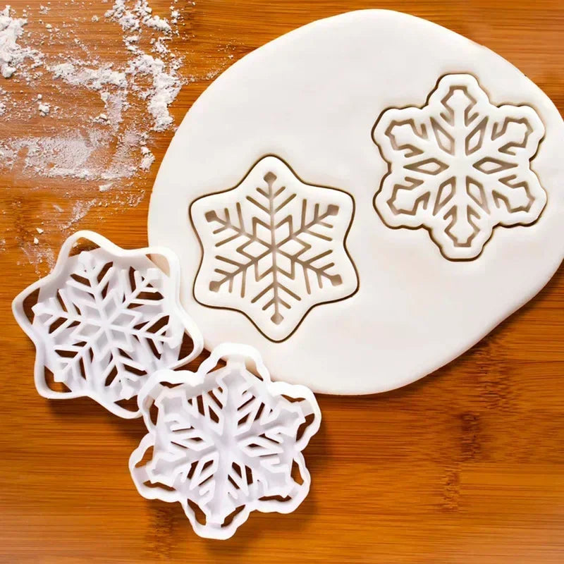 3/1pcs Christmas Gingerbread Cookie Cutter Gingerbread Man Skull Candy Biscuits Baking Mould For Xmas Halloween Party Cake Decor