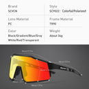 SCVCN Radsportbrille Fahrrad Sonnenbrille Herren Damen Mountainbike Rennrad Brille Fahrrad Fahren Outdoor Sport Wandern UV400 Schutzbrille