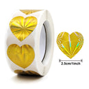 100-500pcs Love Labels Thank You Sticker Sealing Paper Stickers Stationery Supply Decorative Child Scrapbook for Kids