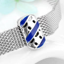 2021 New Arrival Sparkling 925 Sterling Silver Round Clear CZ Clips Beads for Jewelry Making Fit Reflexions Charm Bracelet