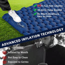 2 Person Camping Mat with Air Pillow Portable Air Mattress Waterproof Backpacking Sleeping Pad