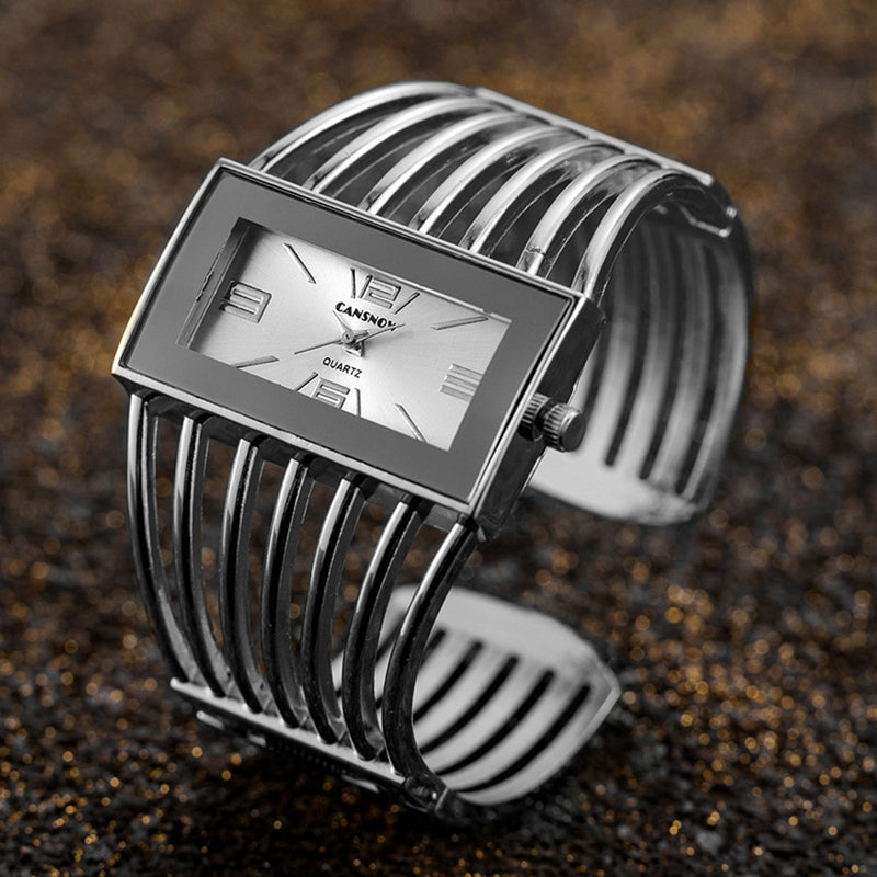 Women'S Watches New Luxury Bangle Steel Bracelet Fashion Rectangle Small Dial Ladies Quartz Wristwatches Clock Hot Montre Femmes