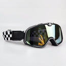 Retro Motorradbrille Skibrille Motocross Sonnenbrille Weitwinkel MTB ATV Brille Cafe Racer Chopper Radsport Rennsport