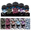 Camouflage Cycling Face Mask Scarf Neck Gaiter Men Seamless Bandana Women Headband Balaclava Tube Face Shield