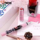 Limited TWSBI Diamond 580 Mini Edition Sakura Pink Fountain Pen Ink Gift Box Set Perfect For Girls Spring Writing Business Gift