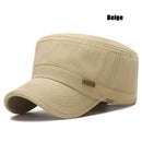 New Fashion Classic Casual Cotton Snapback Hats Outdoor Sport Baseball Cap Flat Military Cadet Cap Style Design