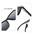 Women Retro Outdoor Polarized Sunglasses For Men Fashion Transparent Korean Square Girl  Driving Sun Glasses Unisex UV400