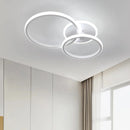 Modern LED Ceiling Light,42W 3500LM Round Ceiling Lamp,LED Chandelier Ceiling Light Made of Acrylic for Bedroom 6500K