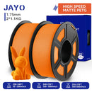 JAYO 2 Rolls 3D High Speed Matte PETG/PETG Filament 1.75mm 600mm/s Print Range High Flow Speedy PETG 3D Printer Filament for 3D