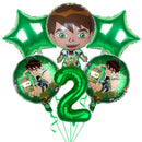 Ben-10 Party Decoration Balloon Cartoon Huge Boy Round 18 inch Balloon Birthday Party Supplies Kids Favor Baby Shower Gift