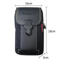 Fashionable and Multifunctional PU Leather MEN'S Belt Bag, Outdoor Travel Sports Phone Case, Soft Bag, Belt Backpack