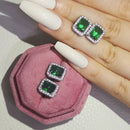 2026 Rosa Silber Farbe Zirkon Ohrstecker Für Frauen Ohrringe Mädchen Party Geschenk 1 Dollar Artikel Gothic kostenloser Versand y2k Schmuck Z7