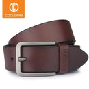 Men's Belt Genuine Leather Luxury Designer Vintage Pin Buckle for Jeans Trouser Belts Men Luxury Strap Male Belts Waistband Belt