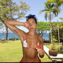 Lady's Cute Crochet Bikini Set 2 Pieces Bathing Suit Sexy Micro Bikinis 2024 Ties Swimsuit Thong Swimwear Women Swimming Suit