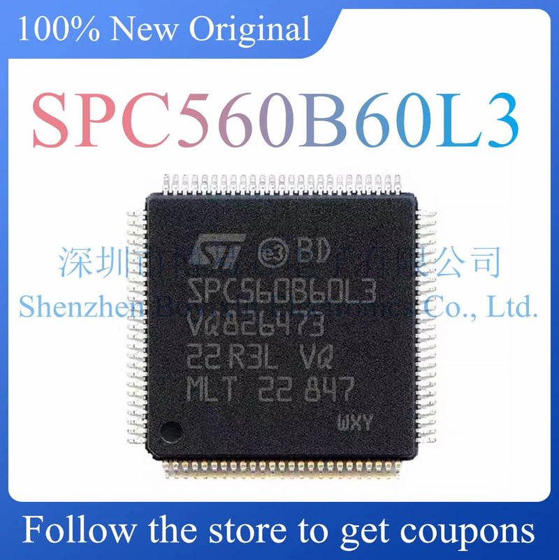 NEW SPC560B60L3.Original genuine New Land Rover KVM fragile CPU chip. Package TQFP-100