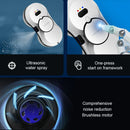 Robot Window Cleaner Liectroux HCR-10,Water Spraying,Ultrathin Window Cleaning Robot Vacuum,Electric Glass Wiper,Floor Mop Robot